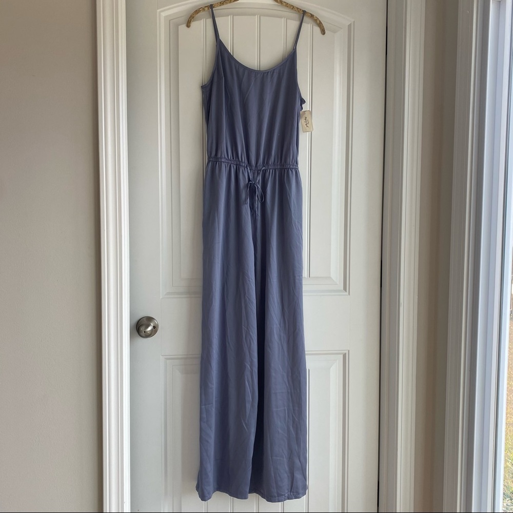 Hollister Lavender Blue Spaghetti Strap Jumpsuit